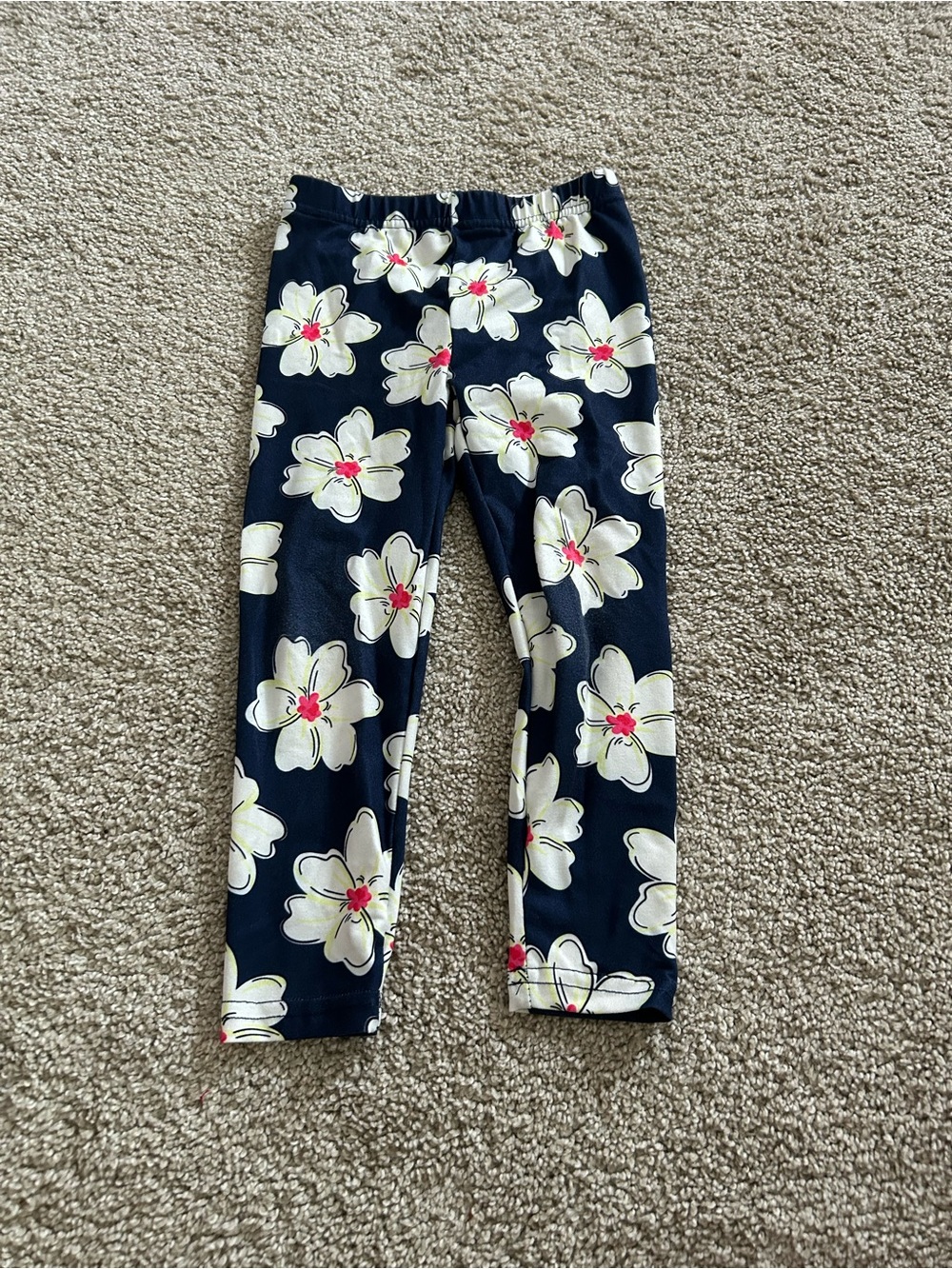 Pat Pat 3 Year Navy Floral Leggings